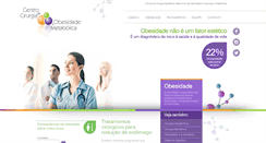 Desktop Screenshot of obesidadeemetabolica.com.br
